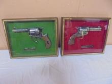 Vintage Colt 45 and Colt 38 Wall Décor