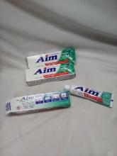 3 Tubes of AIM Whitening Fresh Mint Multi-benefit Tooth Paste