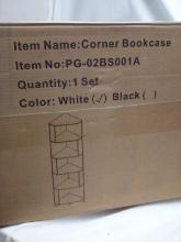 White Corner Bookcase