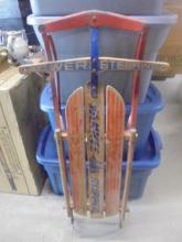 Vintage Yankee Clipper Metal Runner Sled