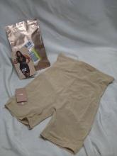 KLVEE Tan/Nude Tummy Targeting Shapewear- 2XL