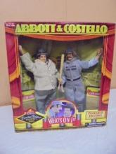 Premiere Limited Edition Collector's Series Abbott & Costello Who's on First Doll Set