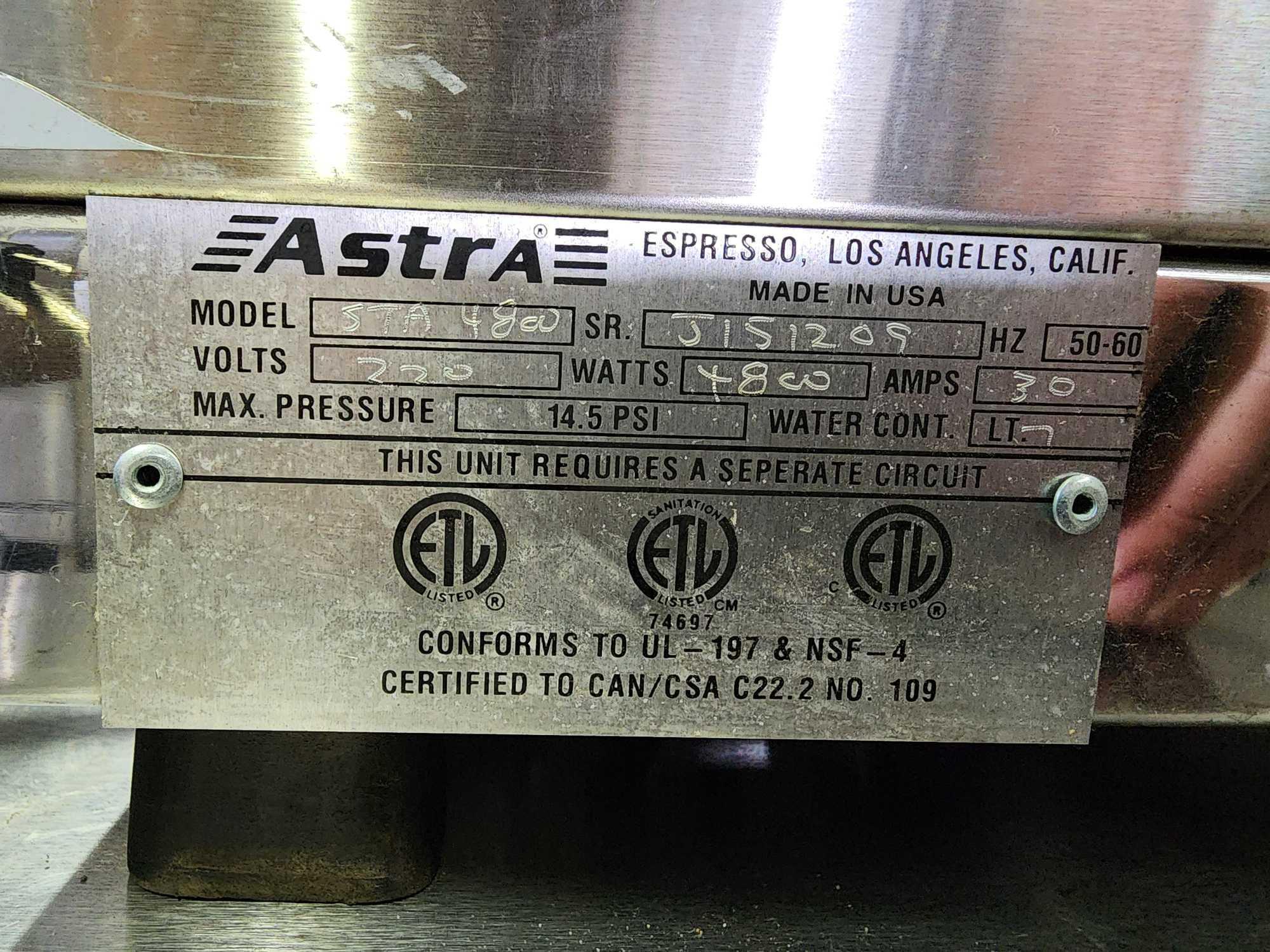 Astra Mdl. STA 4800 Double Milk Steamer