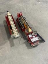 2 FIRE TRUCK TOYS