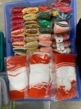 BOX OF ASSORTED COLORS, THICKER WOOL BAGS