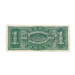 1886 $1 MARTHA SILVER CERT. NOTE EF
