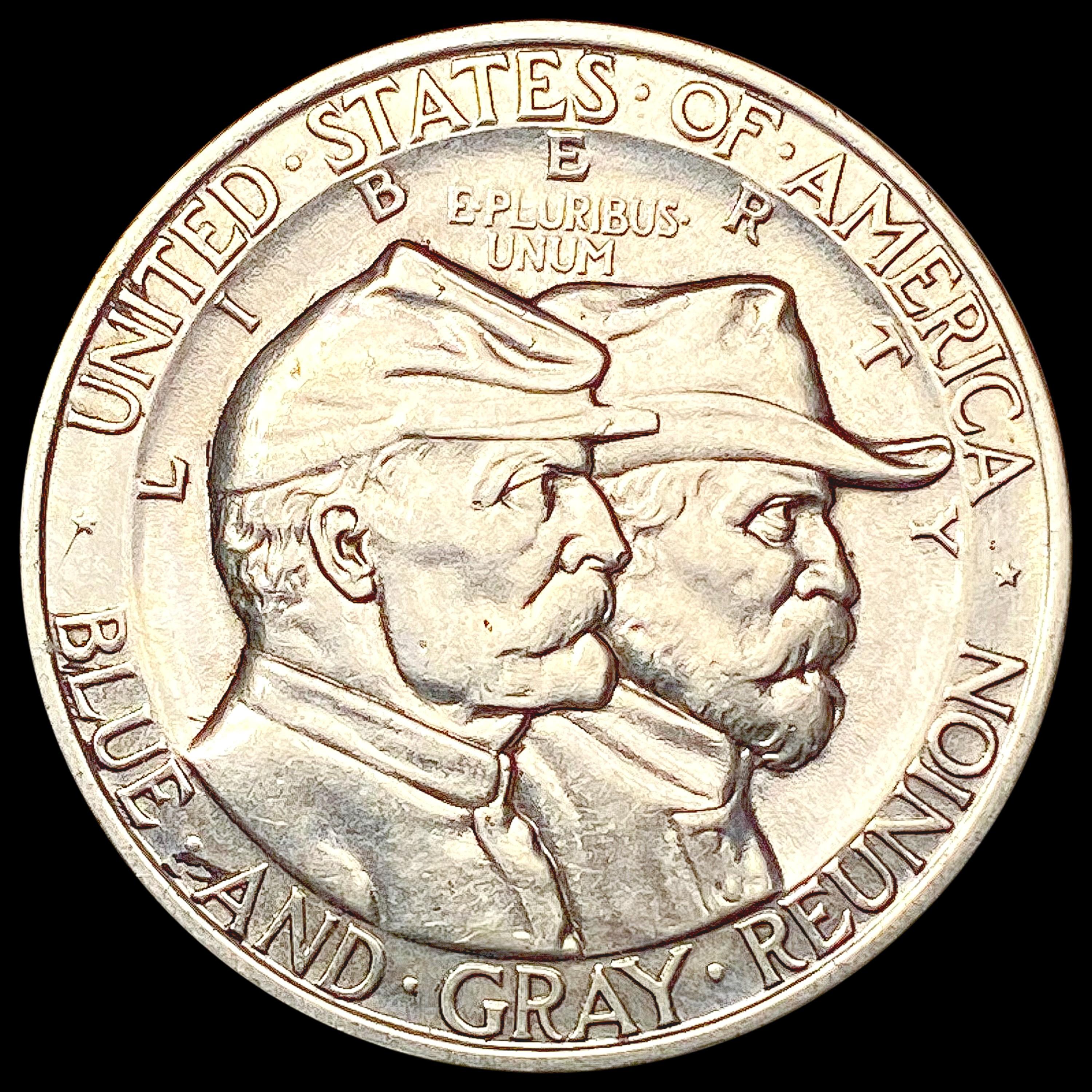 1938 Gettysburg Half Dollar CHOICE AU