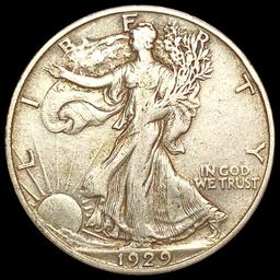 1929-D Walking Liberty Half Dollar LIGHTLY CIRCULA