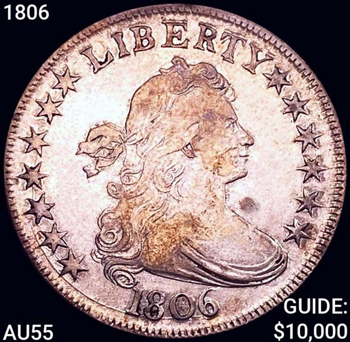 1806 Draped Bust Half Dollar HIGH GRADE