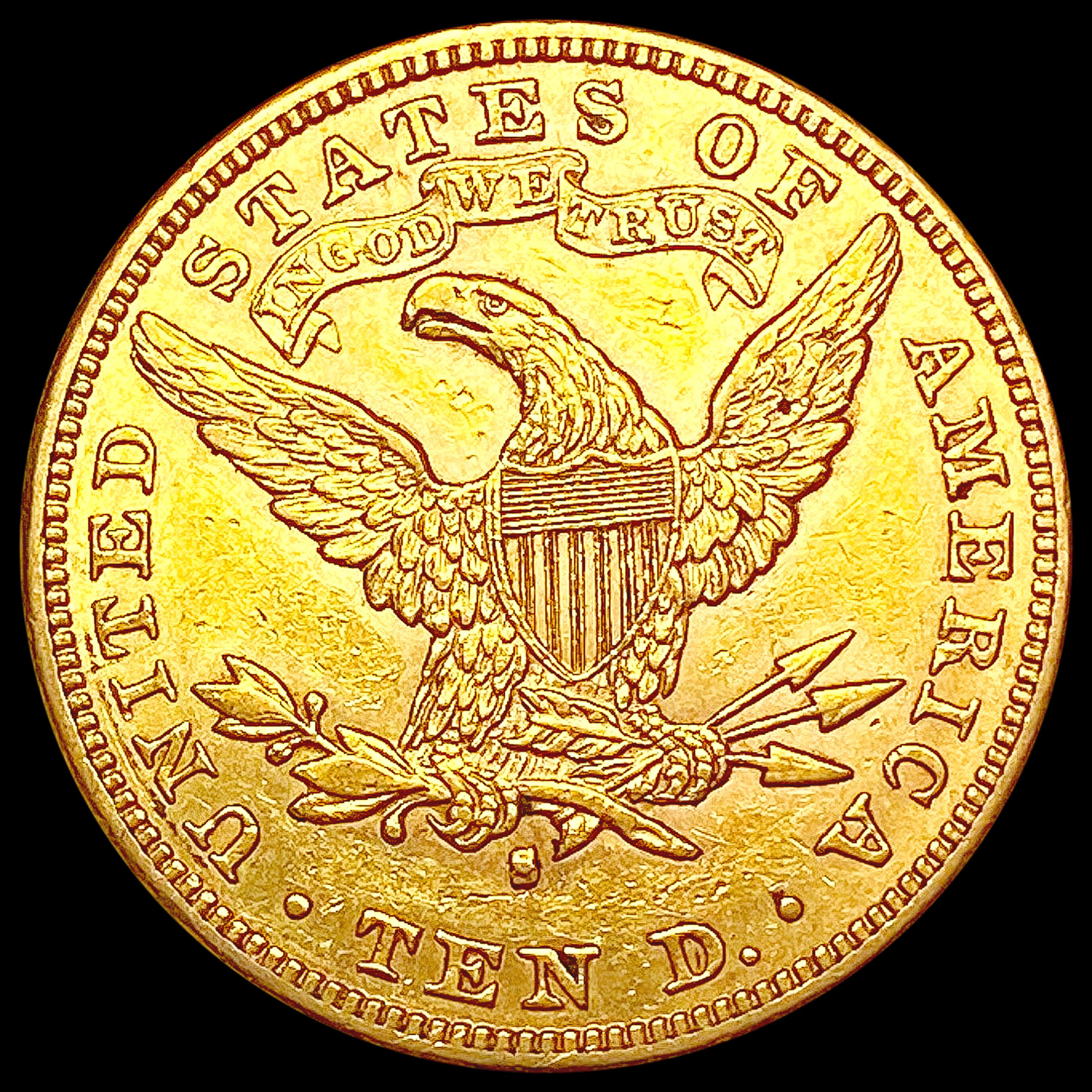 1889-S $10 Gold Eagle CLOSELY UNCIRCULATED