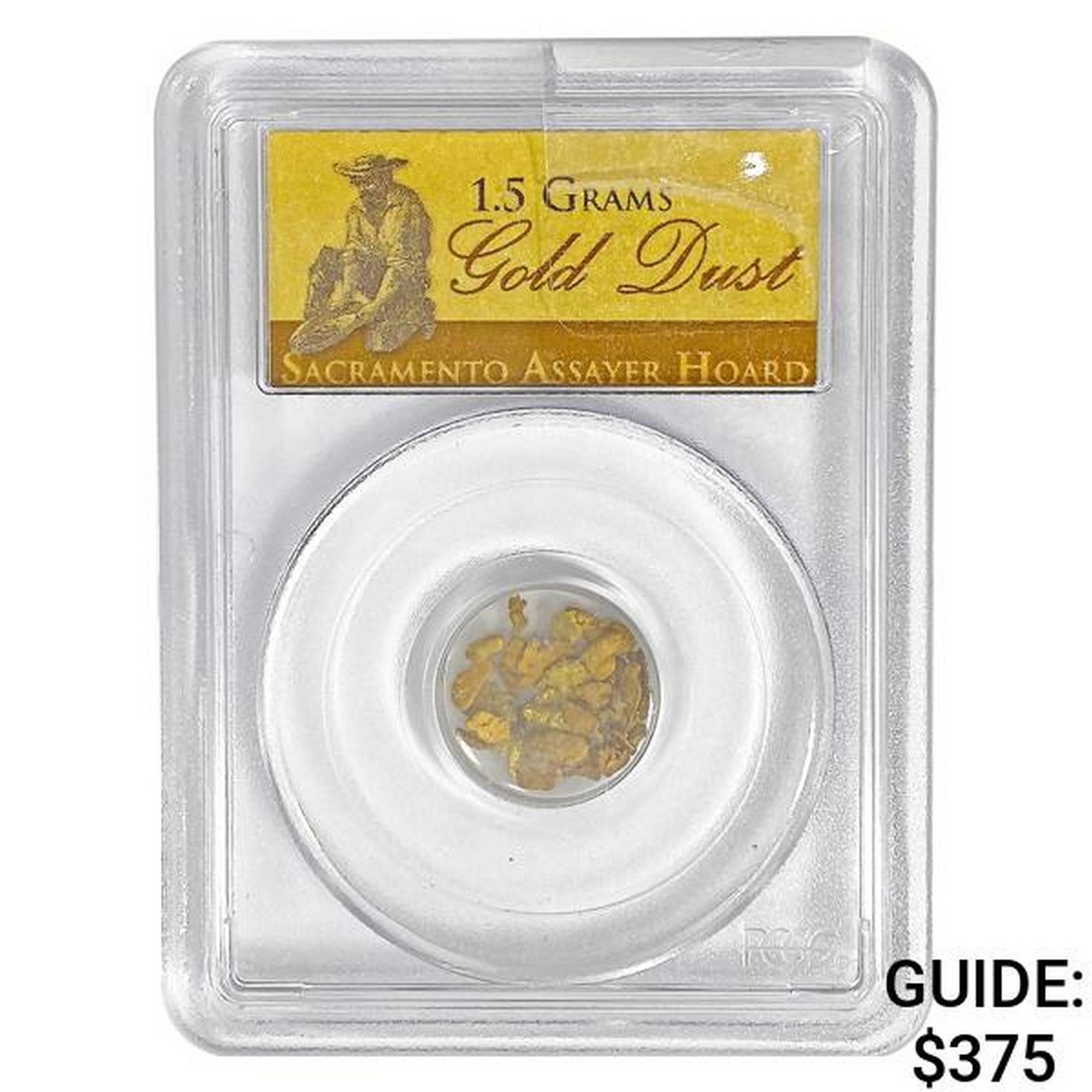 Sacramento Assayer Hoard .0529oz.Gold Dust