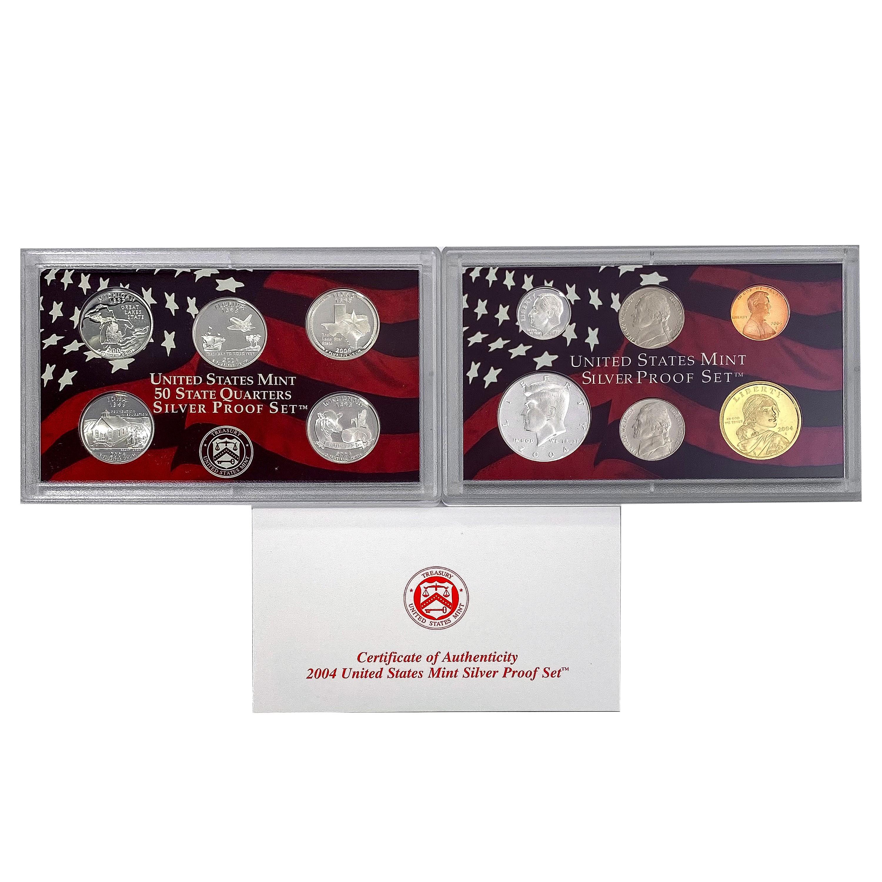 2003-2005 Silver US Proof Sets [30 Coins]