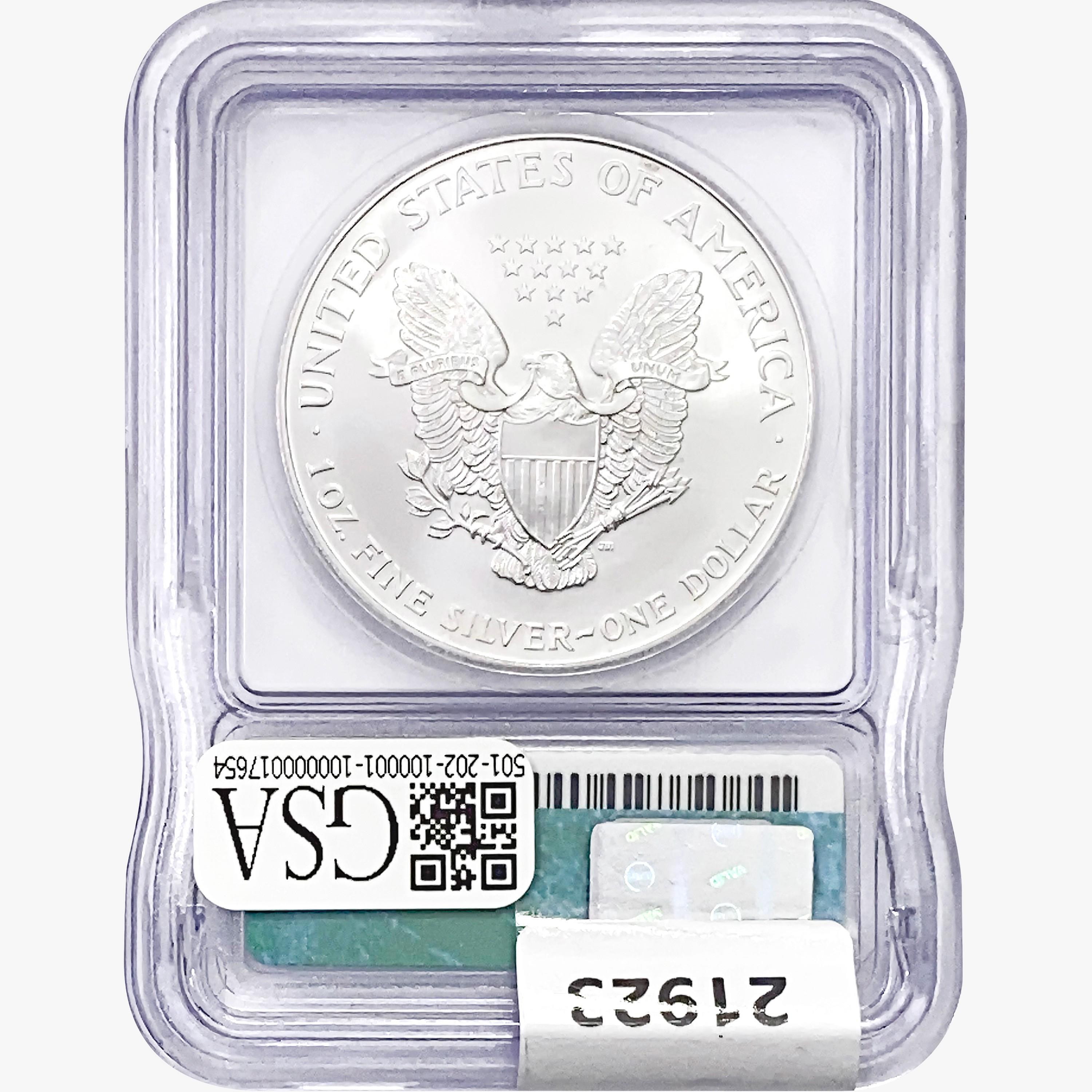 1995 Silver Eagle ICG MS69