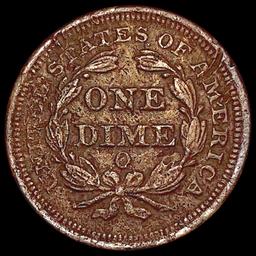 1854-O Seated Liberty Dime LIGHTLY CIRCULATED