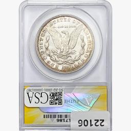 1921-D Morgan Silver Dollar ANACS MS61