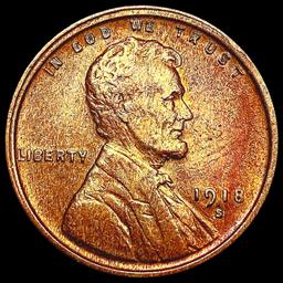 1918-S Wheat Cent CLOSELY UNCIRCULATED