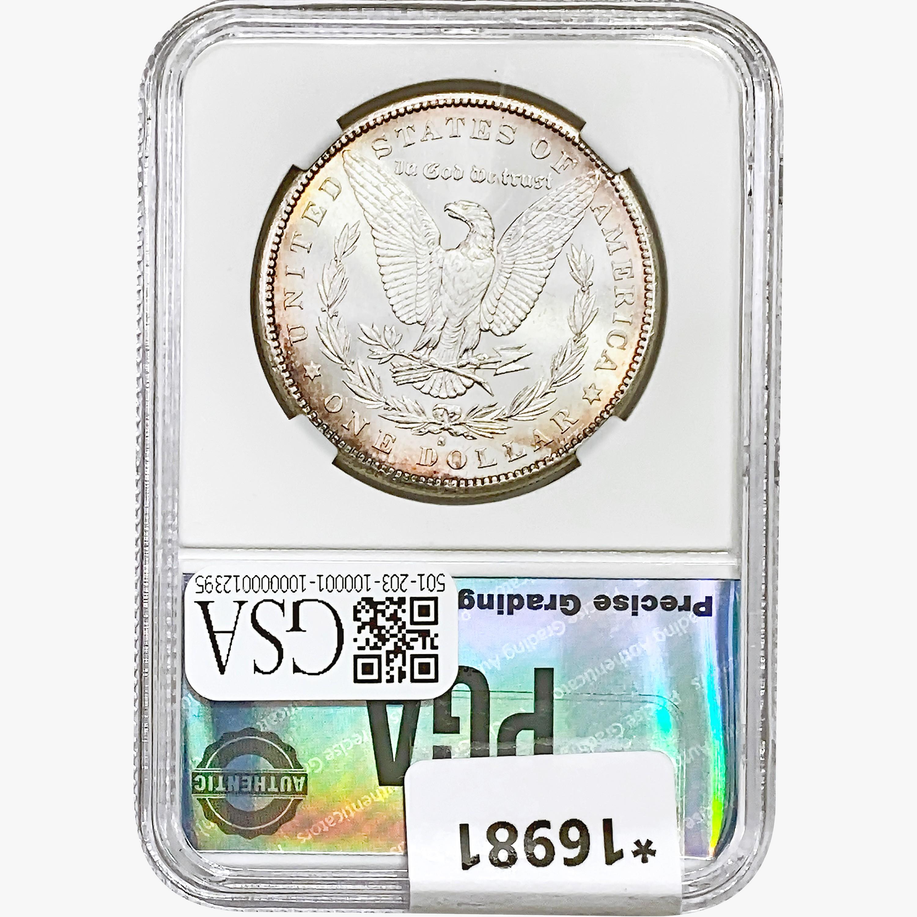 1881-S Morgan Silver Dollar PGA MS66+