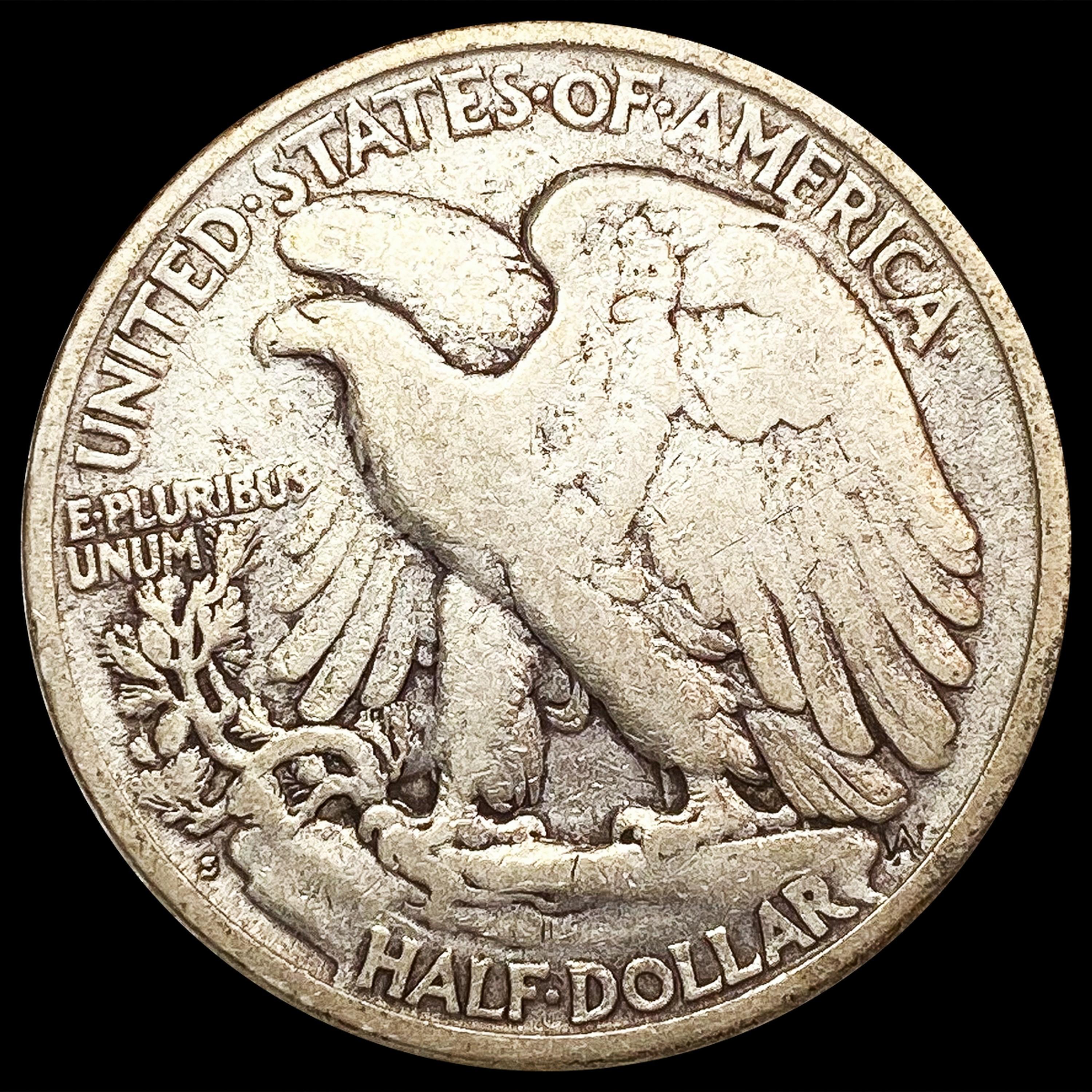 1919-S Walking Liberty Half Dollar NICELY CIRCULAT