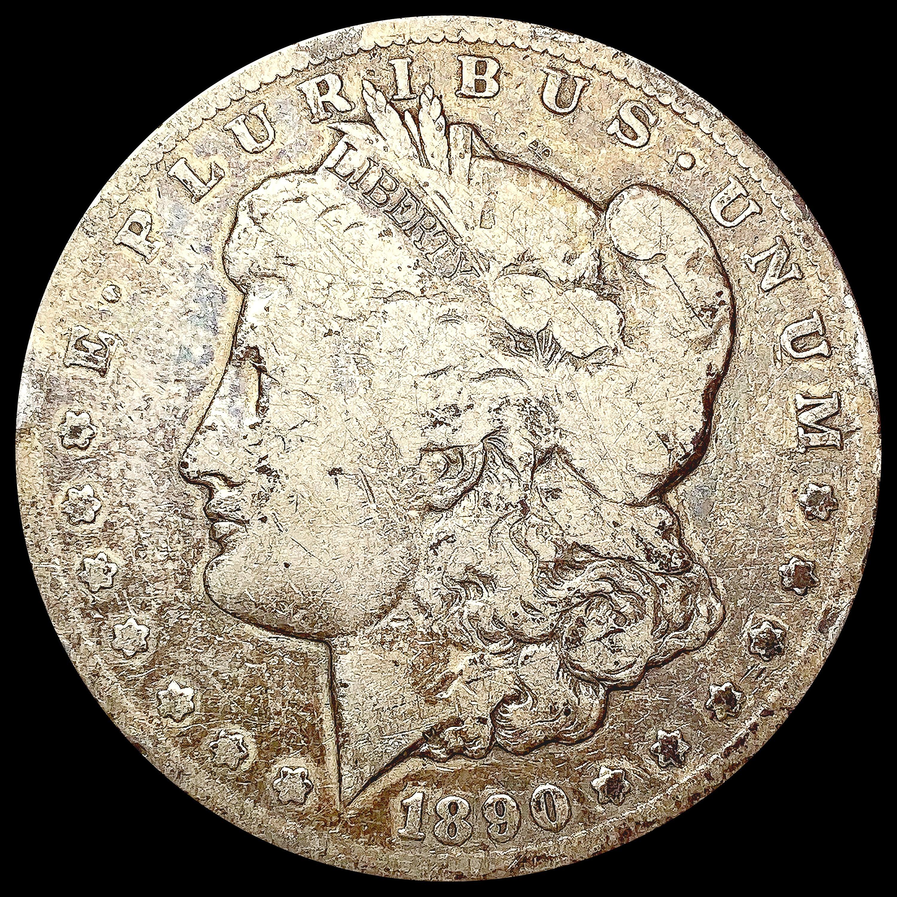 1890-CC Morgan Silver Dollar NICELY CIRCULATED