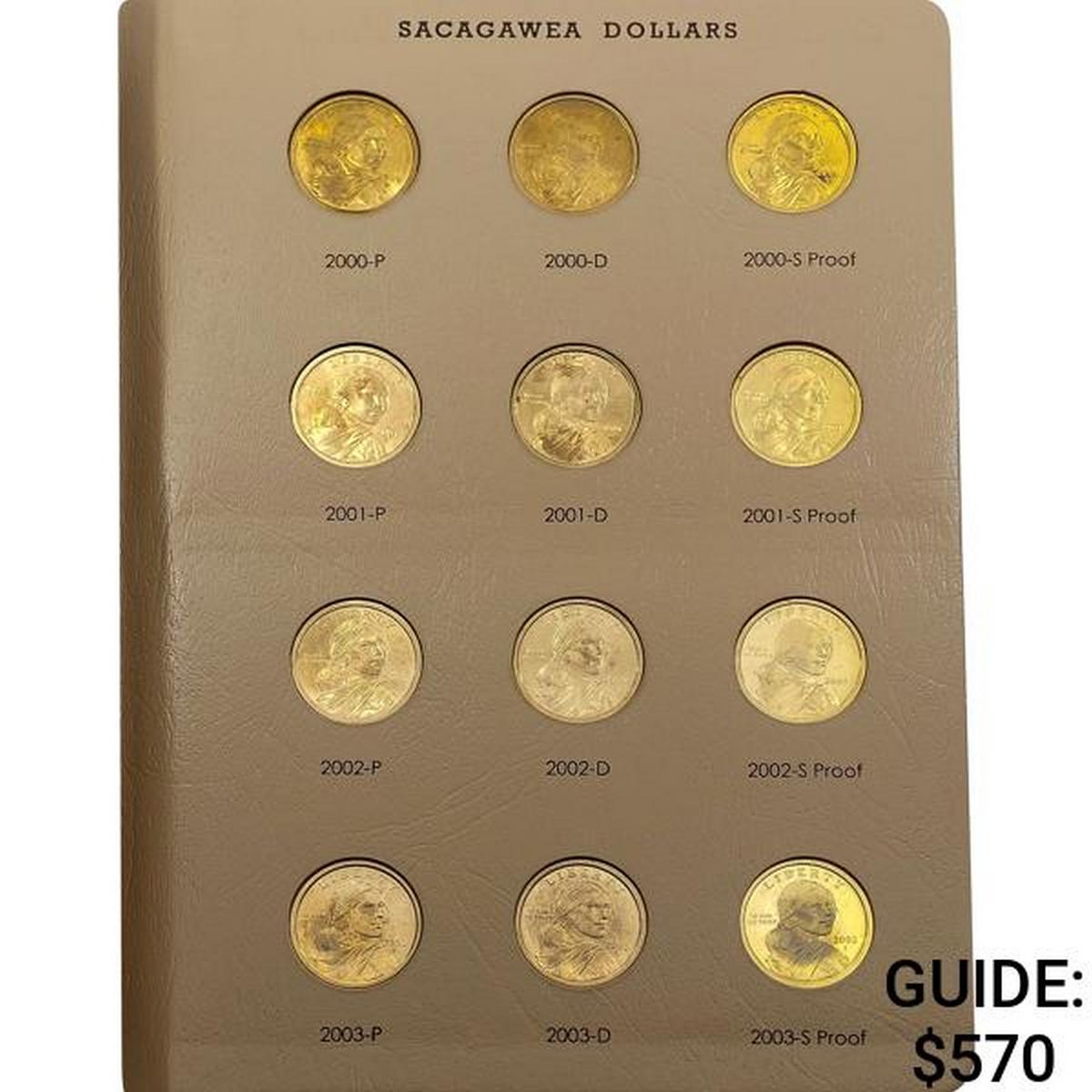 2000-2020 Sacagawea Dollar Coin Set W/Proofs [63 C