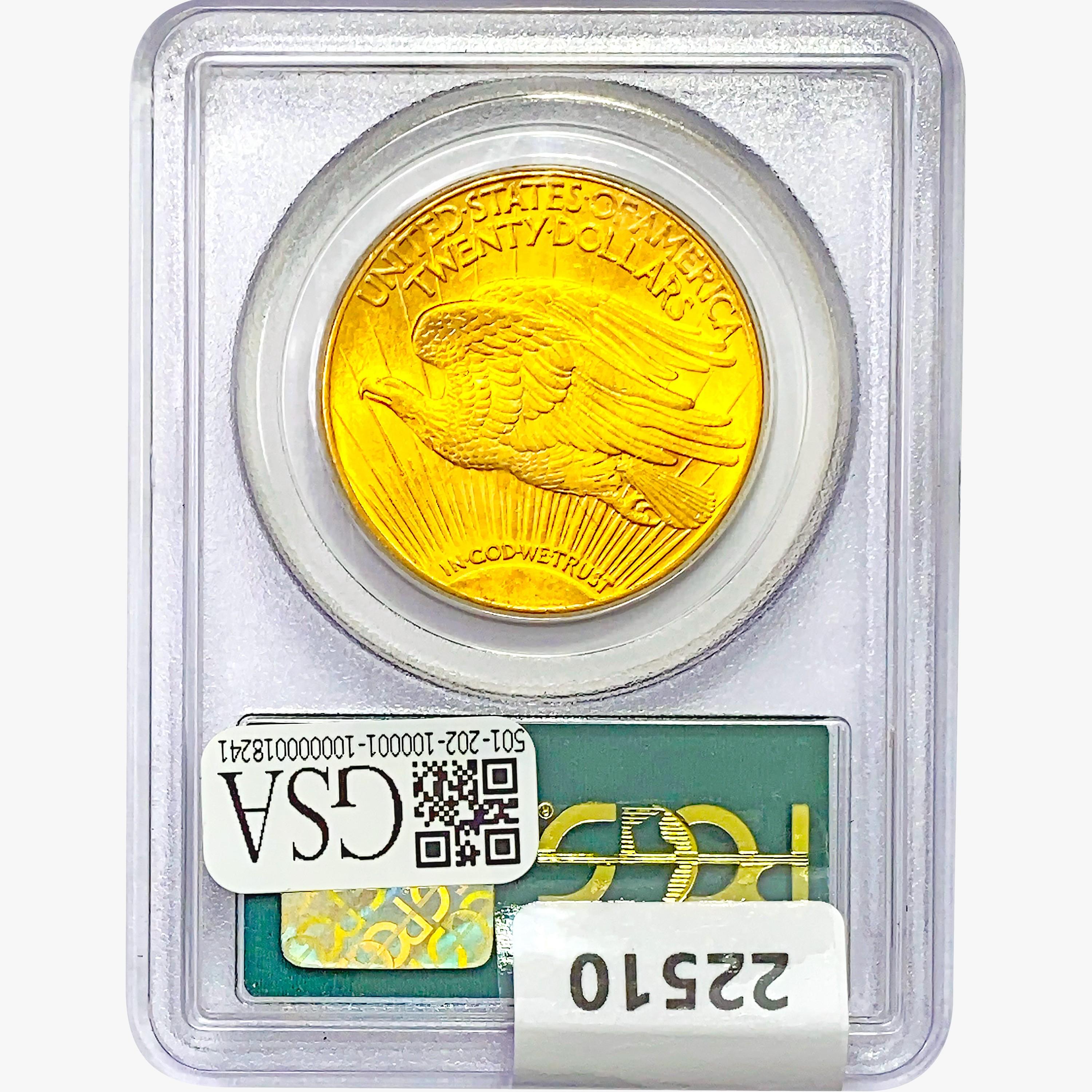 1915-S $20 Gold Double Eagle PCGS MS62