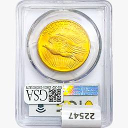 1908 $20 Gold Double Eagle PCGS MS62 No Motto