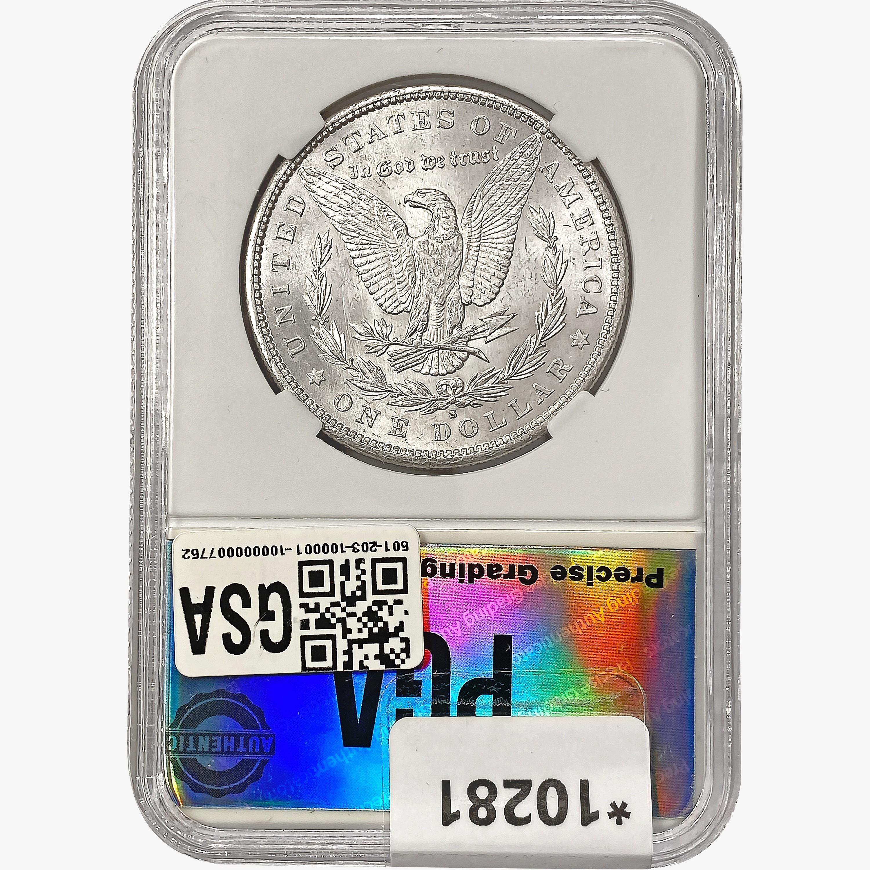 1879-S Morgan Silver Dollar PGA MS66
