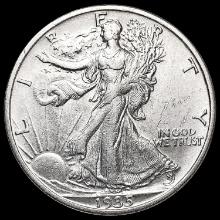 1935-S Walking Liberty Half Dollar CLOSELY UNCIRCU