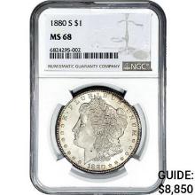 1880-S Morgan Silver Dollar NGC MS68
