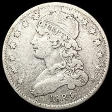 1834 Capped Bust Quarter LIGHTLY CIRCULATED