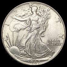 1942 Walking Liberty Half Dollar UNCIRCULATED