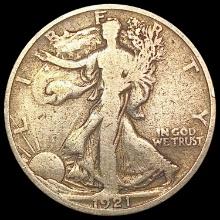 1921-D Walking Liberty Half Dollar NICELY CIRCULAT