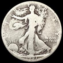 1921-D Walking Liberty Half Dollar NICELY CIRCULAT