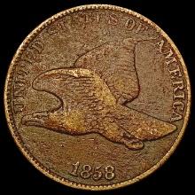 1858 Flying Eagle Cent LIGHTLY CIRCULATED