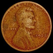 1922 No D Wheat Cent NICELY CIRCULATED