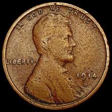 1914-D Wheat Cent LIGHTLY CIRCULATED