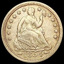 1854 Seated Liberty Half Dime LIGHTLY CIRCULATED