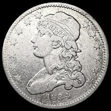 1834 Capped Bust Quarter NICELY CIRCULATED