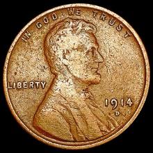 1914-S Wheat Cent NEARLY UNCIRCULATED