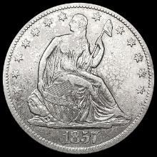 1857-O Seated Liberty Half Dollar CLOSELY UNCIRCUL