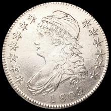 1809 III Edge Cap Bust Half Dollar CLOSELY UNCIRCU