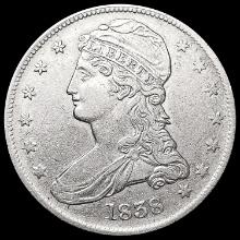 1838 Capped Bust Half Dollar CLOSELY UNCIRCULATED