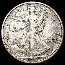 1917-S Walking Liberty Half Dollar NEARLY UNCIRCULATED