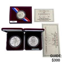 1995-1996 US Atlanta Centennial Olympic Games Coins [3 Coins]
