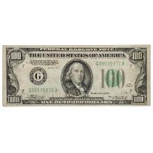 1934 $100 ONE HUNDRED DOLLARS FRN FEDERAL RESERVE NOTE CHICAGO, IL EXTREMELY FINE