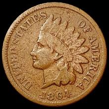 1864 L on Ribbon Indian Head Cent LIGHTLY CIRCULATED