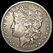 1891 Morgan Silver Dollar NEARLY UNCIRCULATED