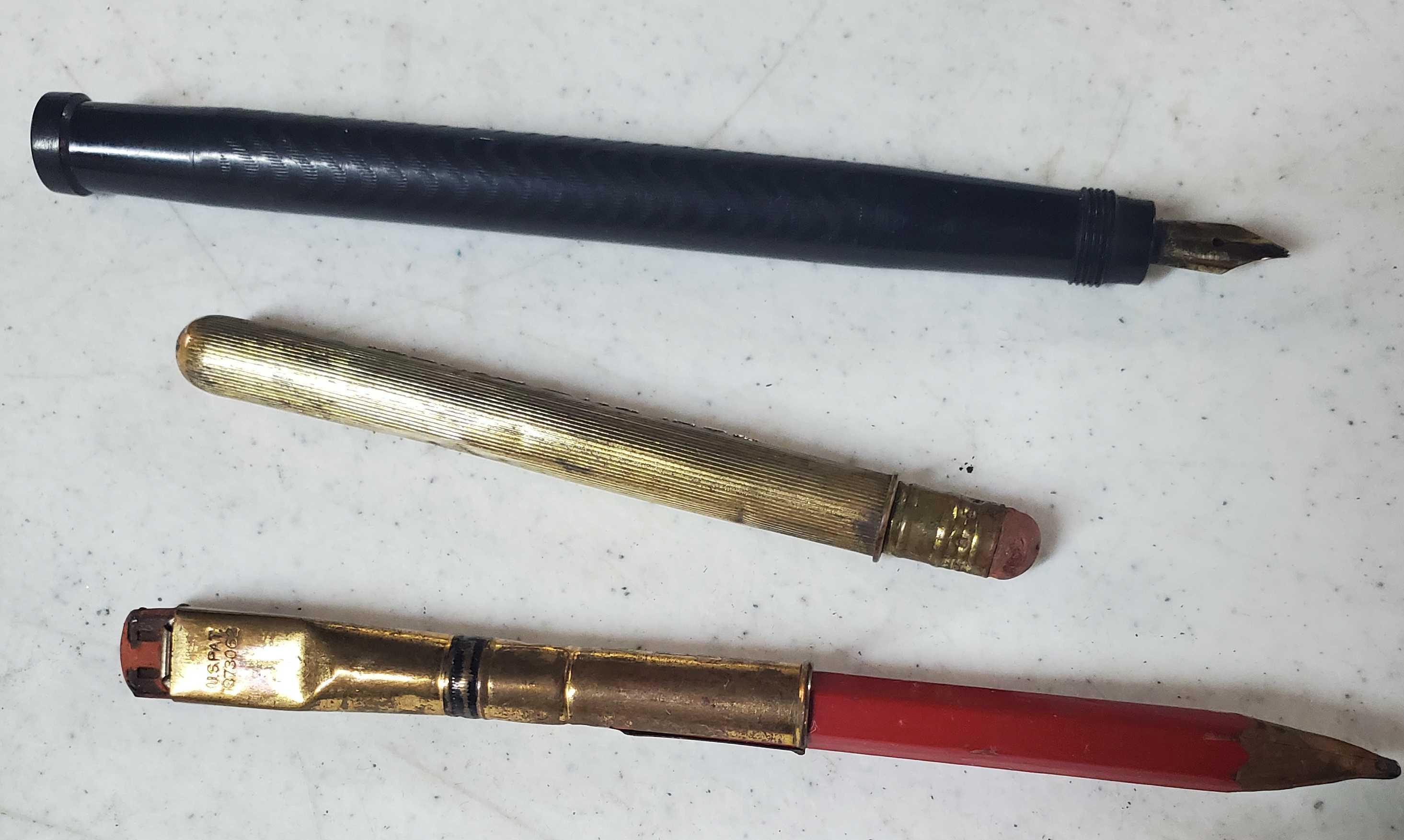 Lot Of Vintage Fountain Pens & Mechanical Pencils