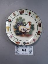 Rooster Decorative Plate