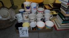 mugs, large lot of coffee mugs
